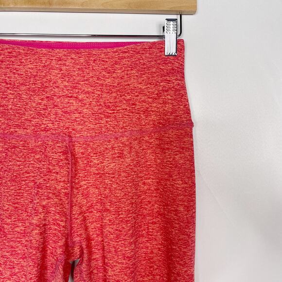 Beyond Yoga Medium M Pink Orange Spacedye Leggings Workout Raspberry Peach - Picture 5 of 10